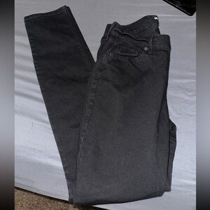Old Navy Womens Black Curvy Mid Rise Jeans Size 8